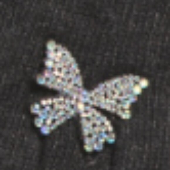 new STILESTRO Made In Italy Wool / Cashmere Flower Ring Gloves charcoal… - Picture 5 of 5